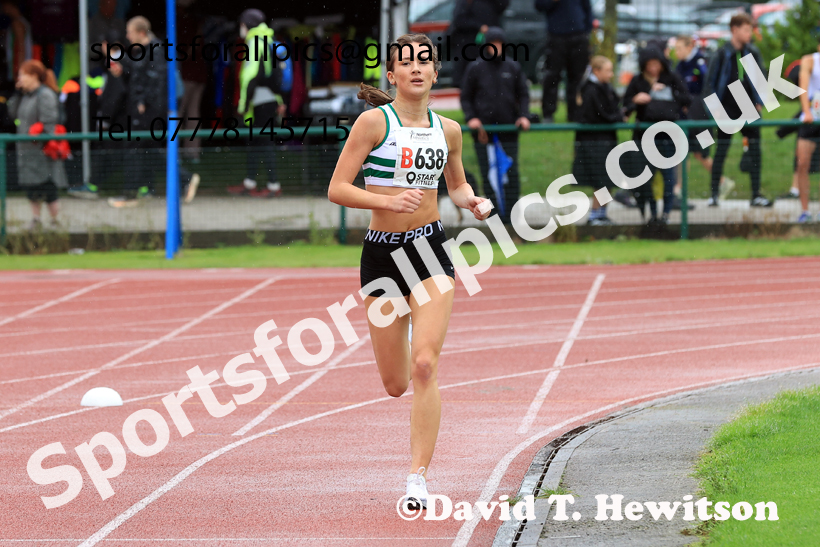 Womens Under-17s 2025 Northern Athletics Autumn Road Relays, Leigh, Lancashire. Photo: David T. Hewitson/Sports for All Pics